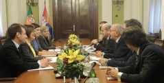 18 March 2015 The National Assembly Speaker in meeting with the Portuguese Foreign Minister 